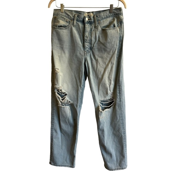 Madewell The Dadjean in Greenvale Wash: Ripped Edition, Size 28 - Picture 5 of 12